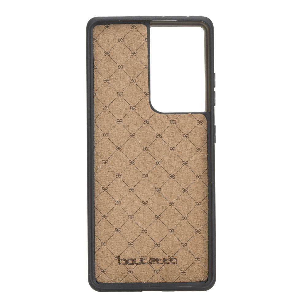 BOULETTA FLEX COVER BACK LEDER CASE FÜR SAMSUNG GALAXY S21 ULTRA- Dark Brown