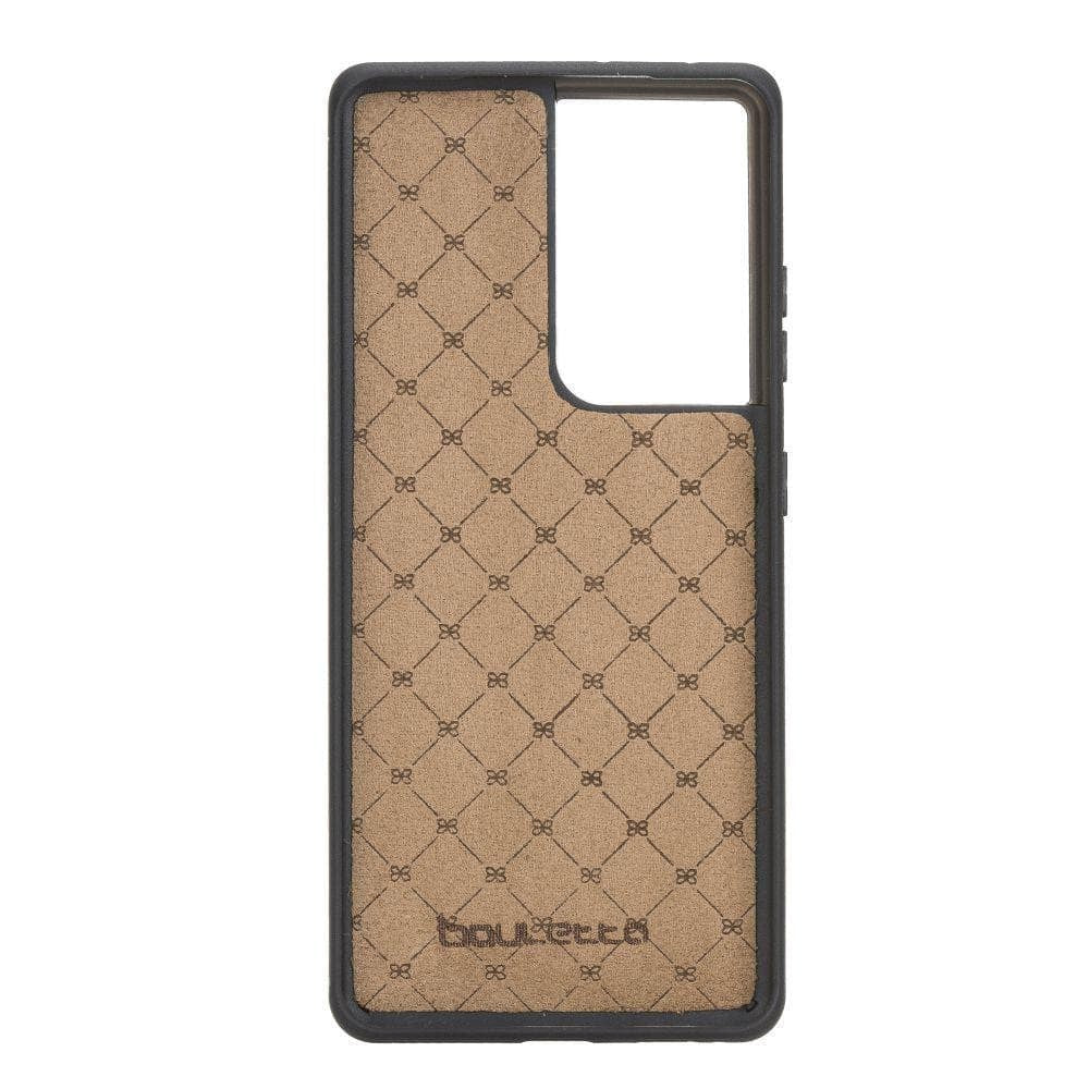 BOULETTA FLEX COVER BACK LEDER CASE FÜR SAMSUNG GALAXY S21 Ultra- Gray