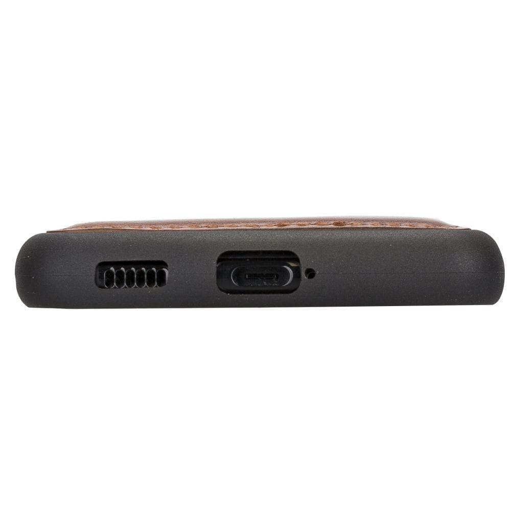 BOULETTA FLEX COVER BACK LEDER CASE FÜR SAMSUNG GALAXY S21 Ultra- Tan