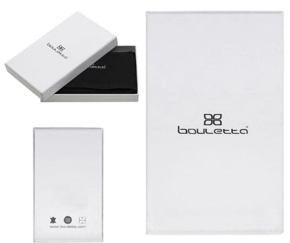 BOULETTA FLEX COVER BACK LEDER CASE MIT KARTENFACH FÜR SAMSUNG GALAXY S21 ULTRA  - Grey