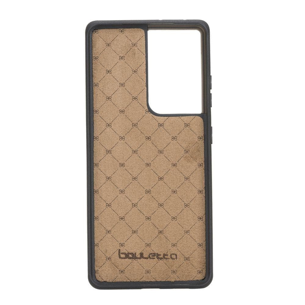 BOULETTA FLEX COVER BACK LEDER CASE MIT KARTENFACH FÜR SAMSUNG GALAXY S21 ULTRA - Pink