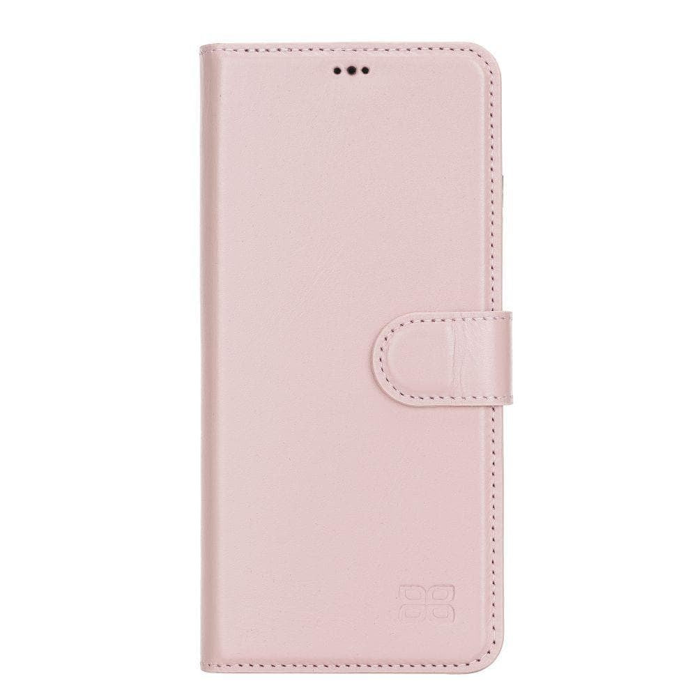 BOULETTA MAGNETISCHE ABNEHMBARE HANDYHÜLLE AUS LEDER MIT RFID-BLOCKER FÜR SAMSUNG GALAXY S21 ULTRA - Pink