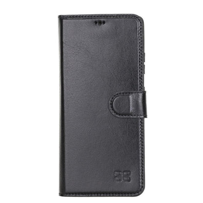 BOULETTA MAGNETISCHE ABNEHMBARE HANDYHÜLLE AUS LEDER MIT RFID-BLOCKER FÜR SAMSUNG GALAXY S21 ULTRA | Detachable Wallet - Black