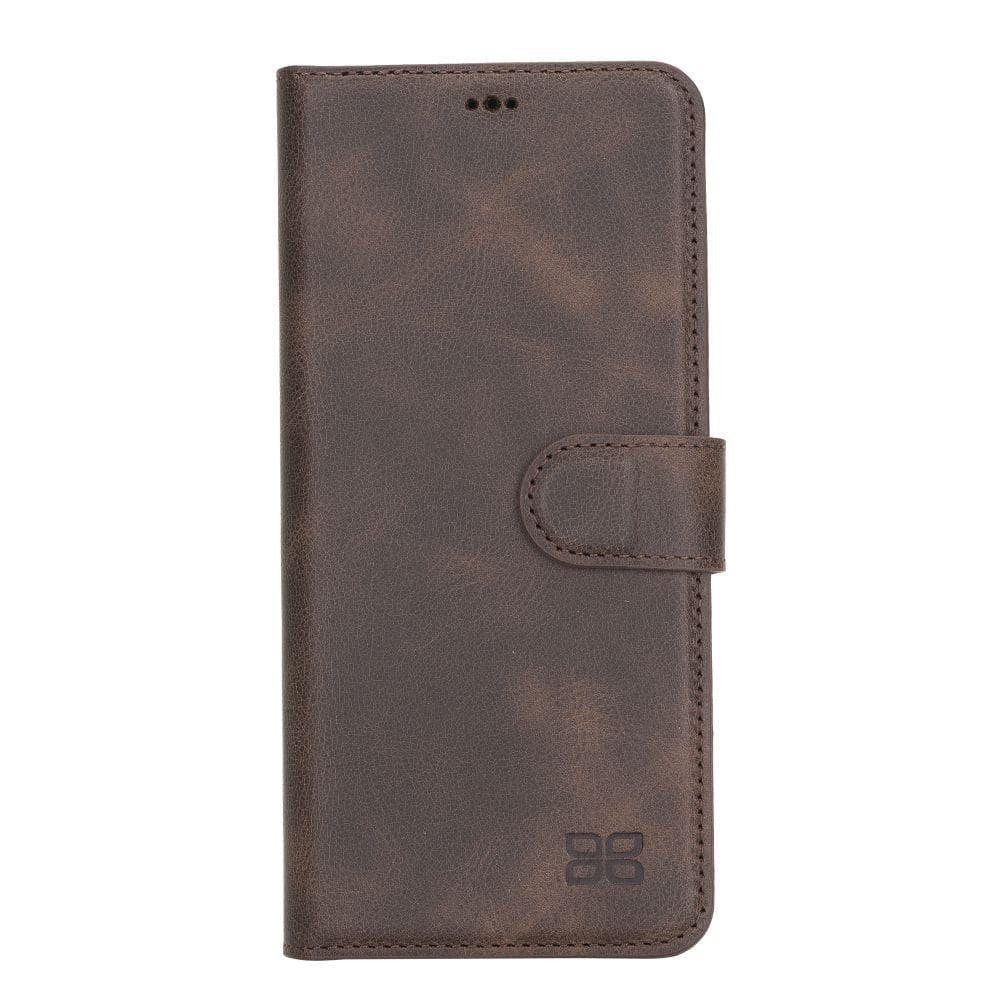 BOULETTA MAGNETISCHE ABNEHMBARE HANDYHÜLLE AUS LEDER MIT RFID-BLOCKER FÜR SAMSUNG GALAXY S21 ULTRA | Detachable Wallet - Black