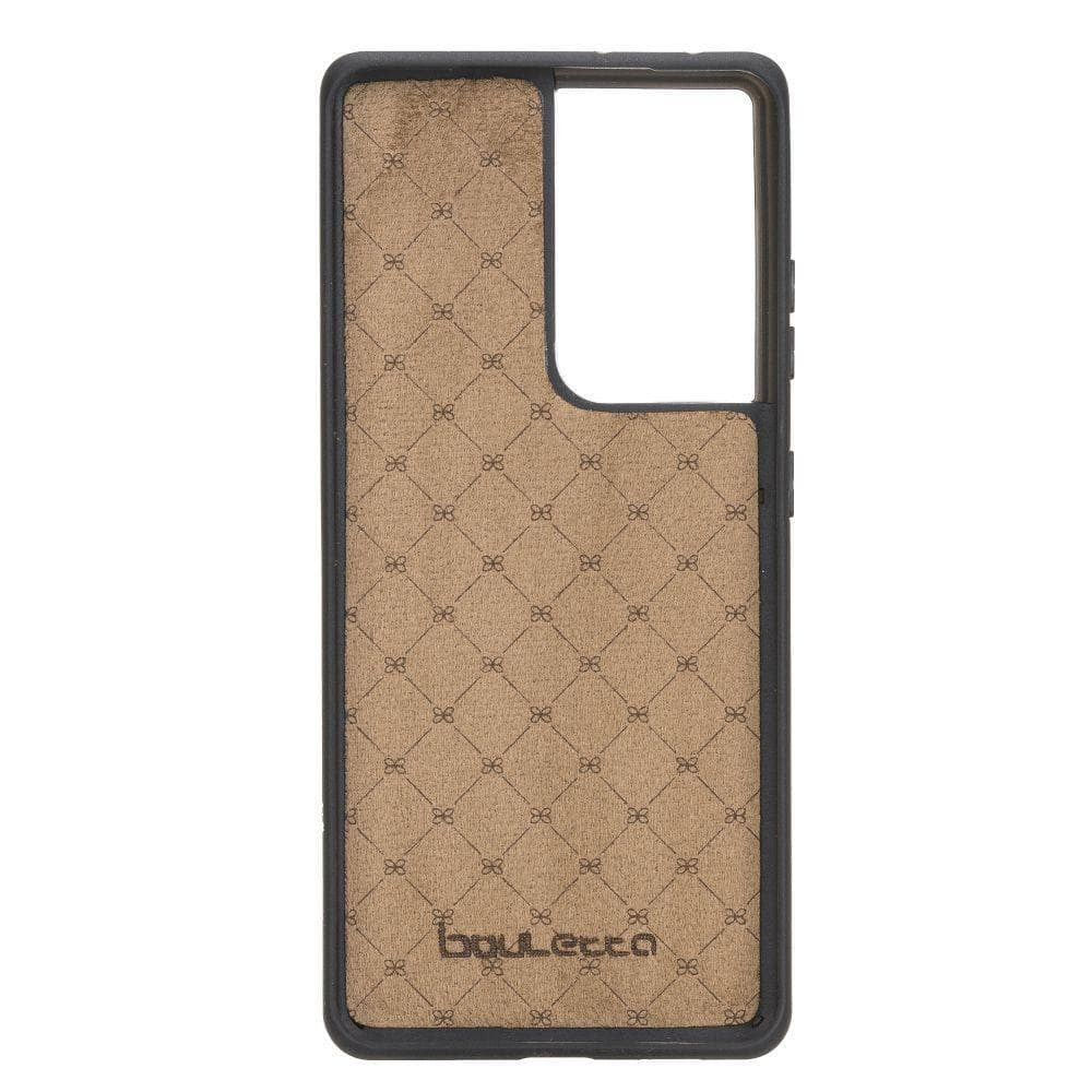 BOULETTA MAGNETISCHE ABNEHMBARE HANDYHÜLLE AUS LEDER MIT RFID-BLOCKER FÜR SAMSUNG GALAXY S21 ULTRA- Gray