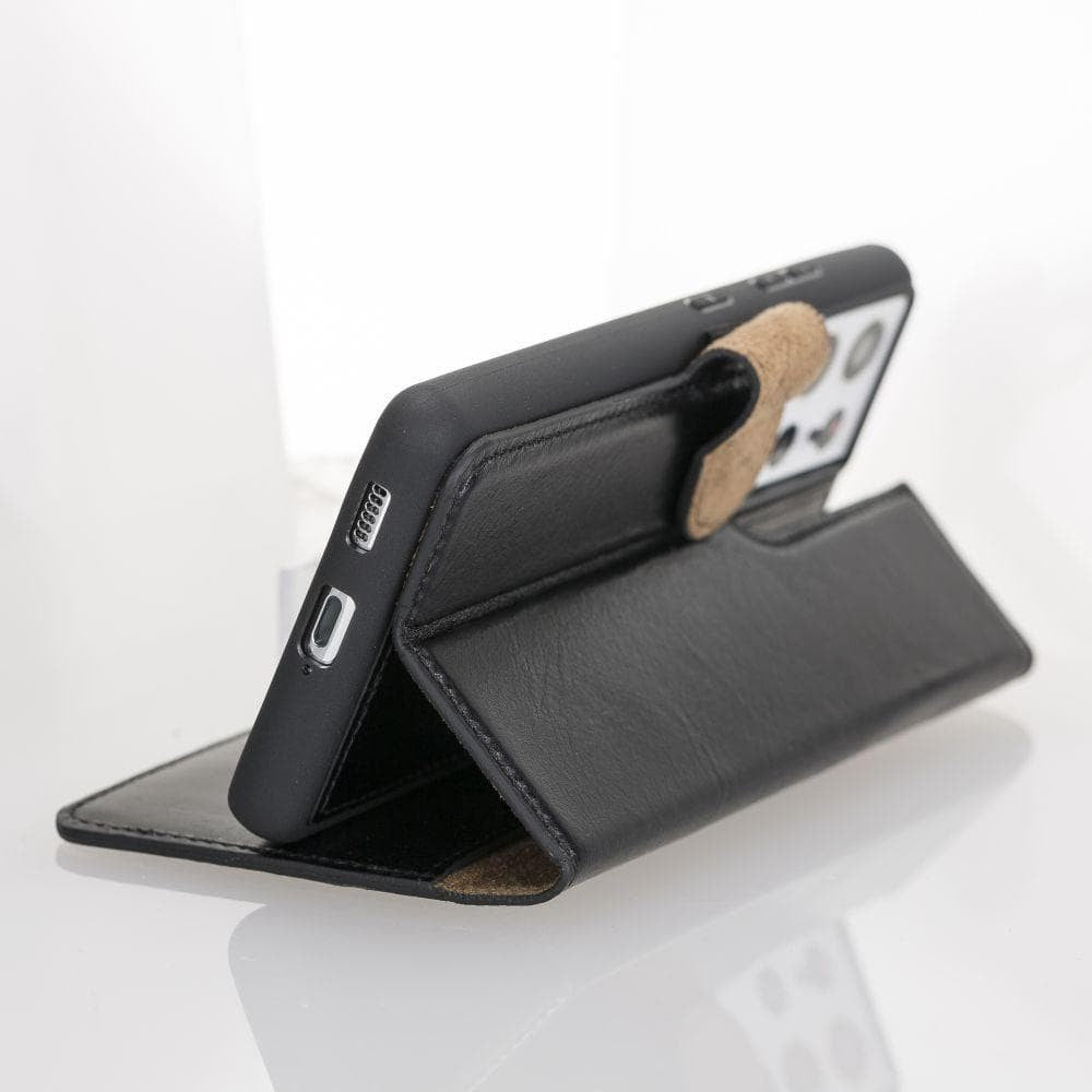 BOULETTA WALLET FOLIO CASE ID SLOT MIT RFID SAMSUNG GALAXY S21 ULTRA - Black