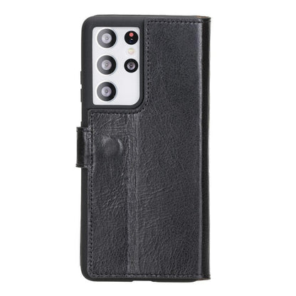 BOULETTA WALLET FOLIO CASE ID SLOT MIT RFID SAMSUNG GALAXY S21 ULTRA - Black