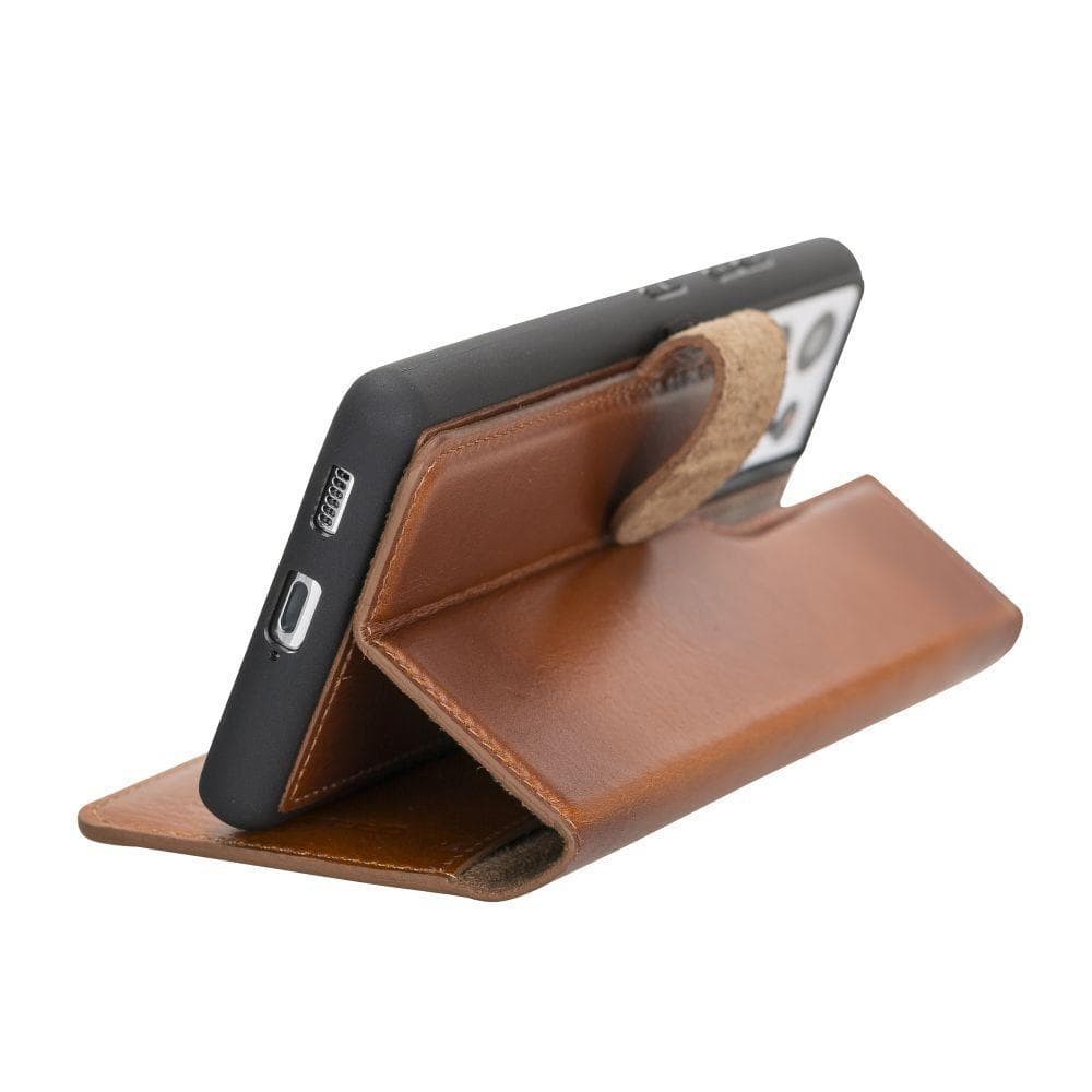 BOULETTA WALLET FOLIO CASE ID SLOT MIT RFID SAMSUNG GALAXY S21 ULTRA - Tan