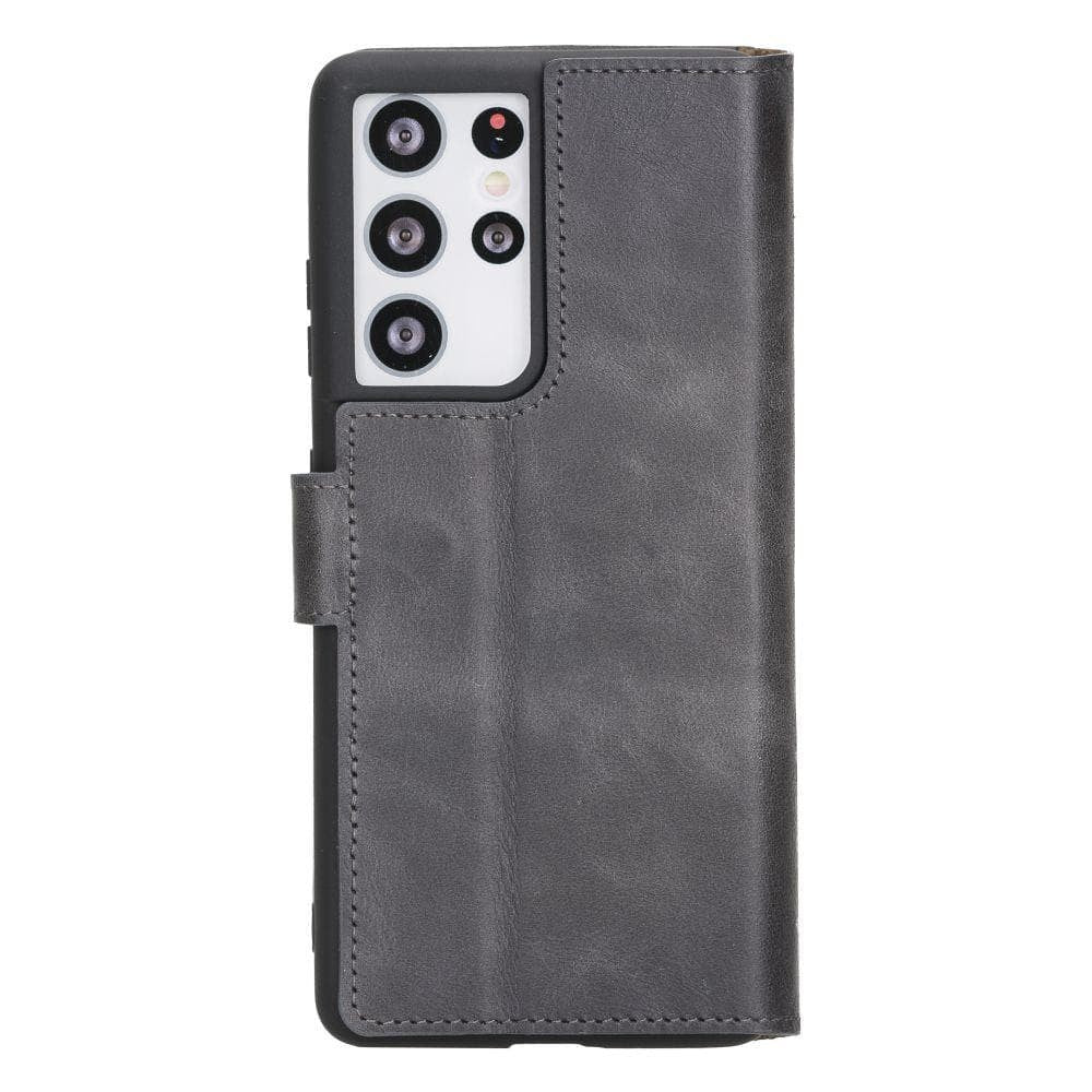 BOULETTA WALLET FOLIO CASE ID SLOT MIT RFID SAMSUNG GALAXY S21 ULTRA- Grey