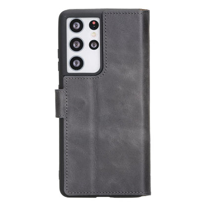 BOULETTA WALLET FOLIO CASE ID SLOT MIT RFID SAMSUNG GALAXY S21 ULTRA- Grey