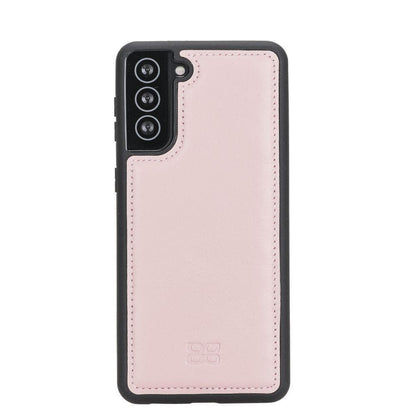 BOULETTA FLEX COVER BACK LEDER CASE FÜR SAMSUNG GALAXY S21 - Pink