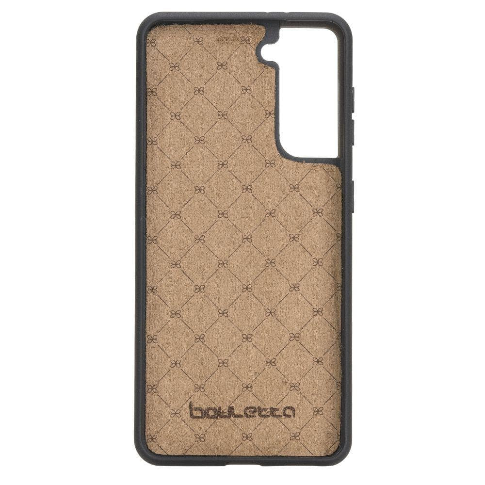 BOULETTA FLEX COVER BACK LEDER CASE FÜR SAMSUNG GALAXY S21 - Rustic Black