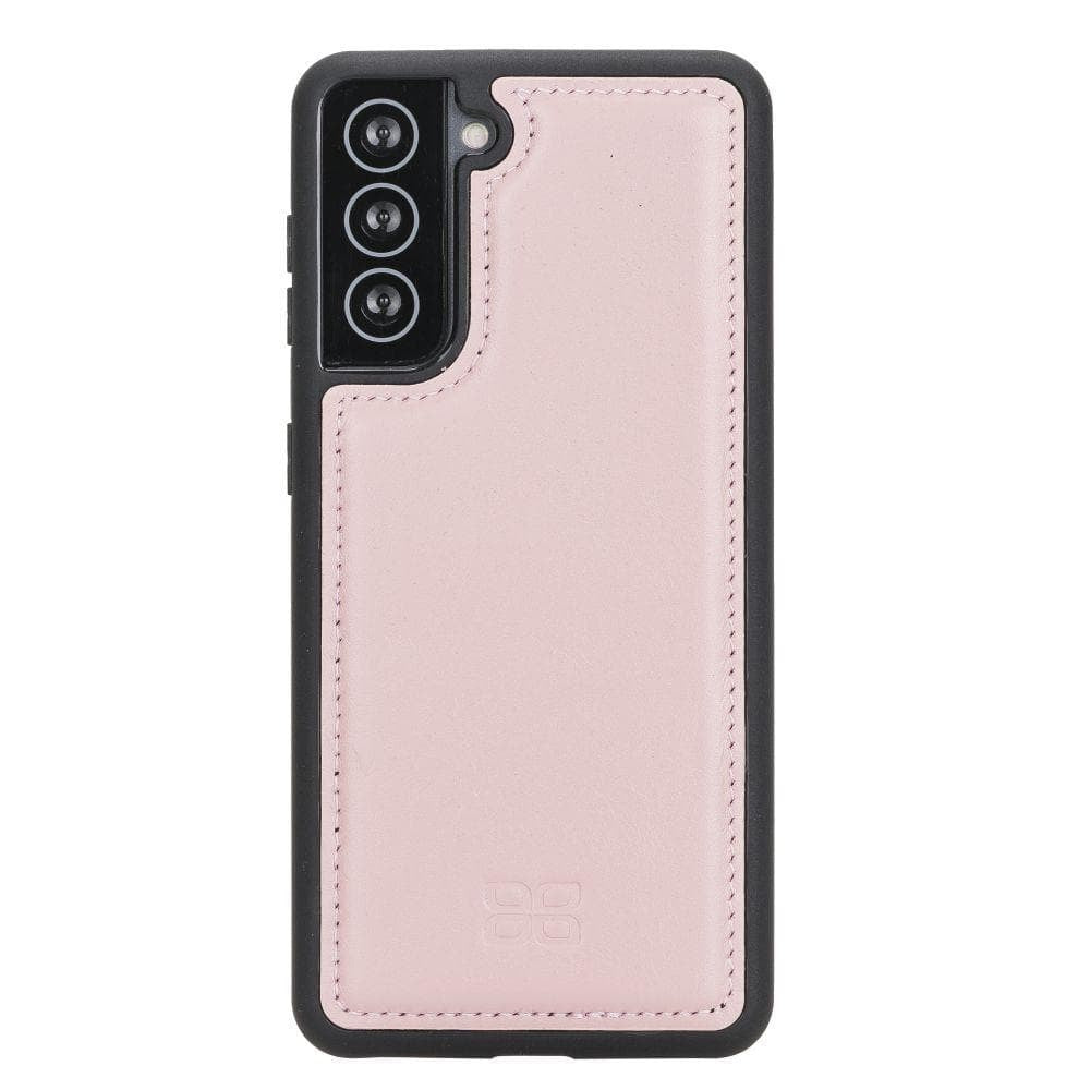 BOULETTA FLEX COVER BACK LEDER CASE FÜR SAMSUNG GALAXY S21 - Rustic Tan Pink