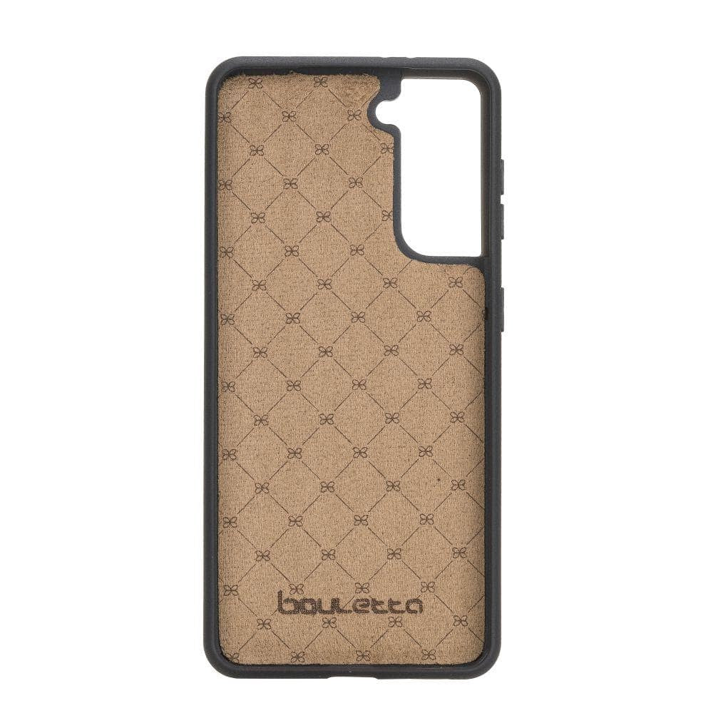 BOULETTA FLEX COVER BACK LEDER CASE FÜR SAMSUNG GALAXY S21- Dark Brown