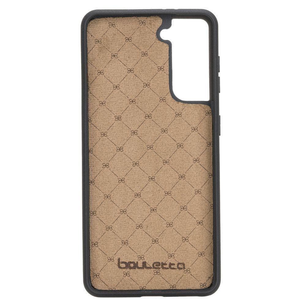 BOULETTA FLEX COVER BACK LEDER CASE MIT KARTENFACH FÜR SAMSUNG GALAXY S21 - Black