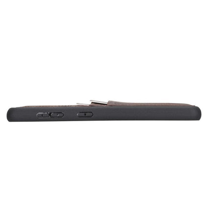 BOULETTA FLEX COVER BACK LEDER CASE MIT KARTENFACH FÜR SAMSUNG GALAXY S21- Dark Brown