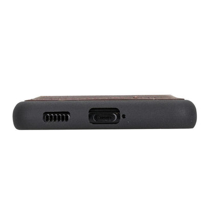BOULETTA FLEX COVER BACK LEDER CASE MIT KARTENFACH FÜR SAMSUNG GALAXY S21- Dark Brown