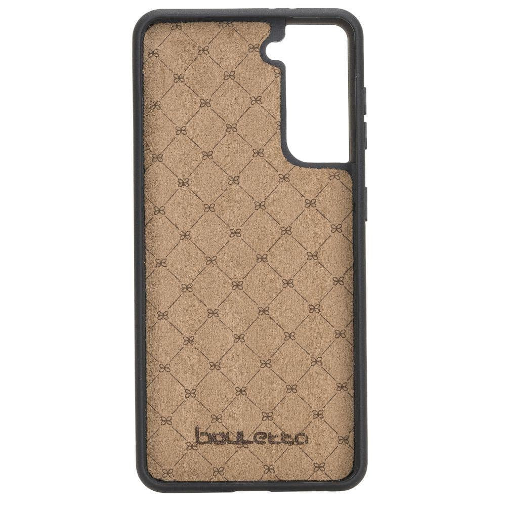 BOULETTA FLEX COVER BACK LEDER CASE MIT KARTENFACH FÜR SAMSUNG GALAXY S21- Dark Brown