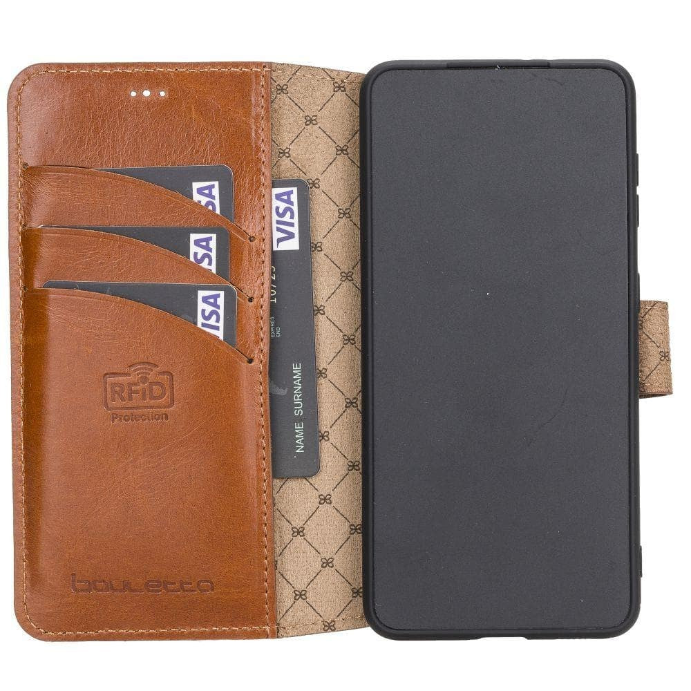 BOULETTA WALLET FOLIO CASE ID SLOT MIT RFID SAMSUNG GALAXY S21 - Tan
