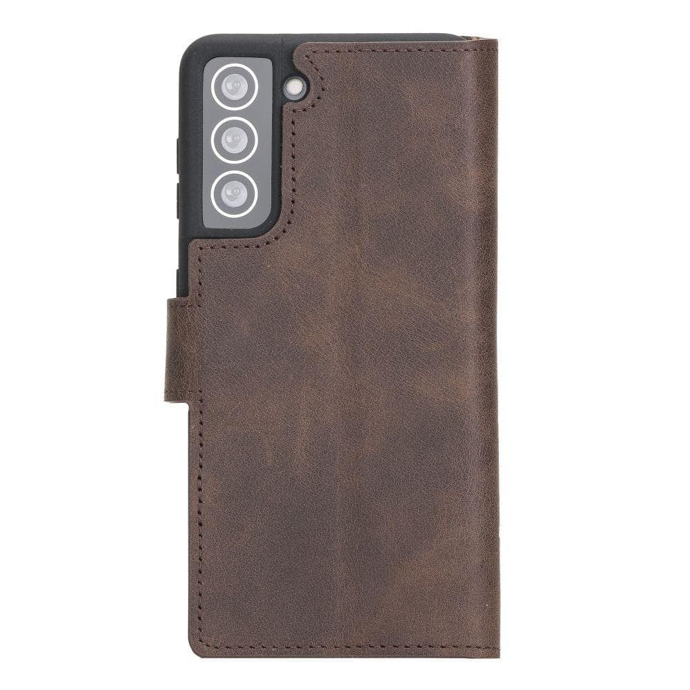 BOULETTA WALLET FOLIO CASE ID SLOT MIT RFID SAMSUNG GALAXY S21 - Dark Brown