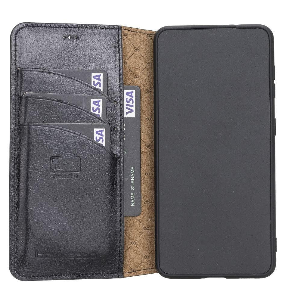 BOULETTA WALLET FOLIO CASE ID SLOT MIT RFID SAMSUNG GALAXY S21 - Black