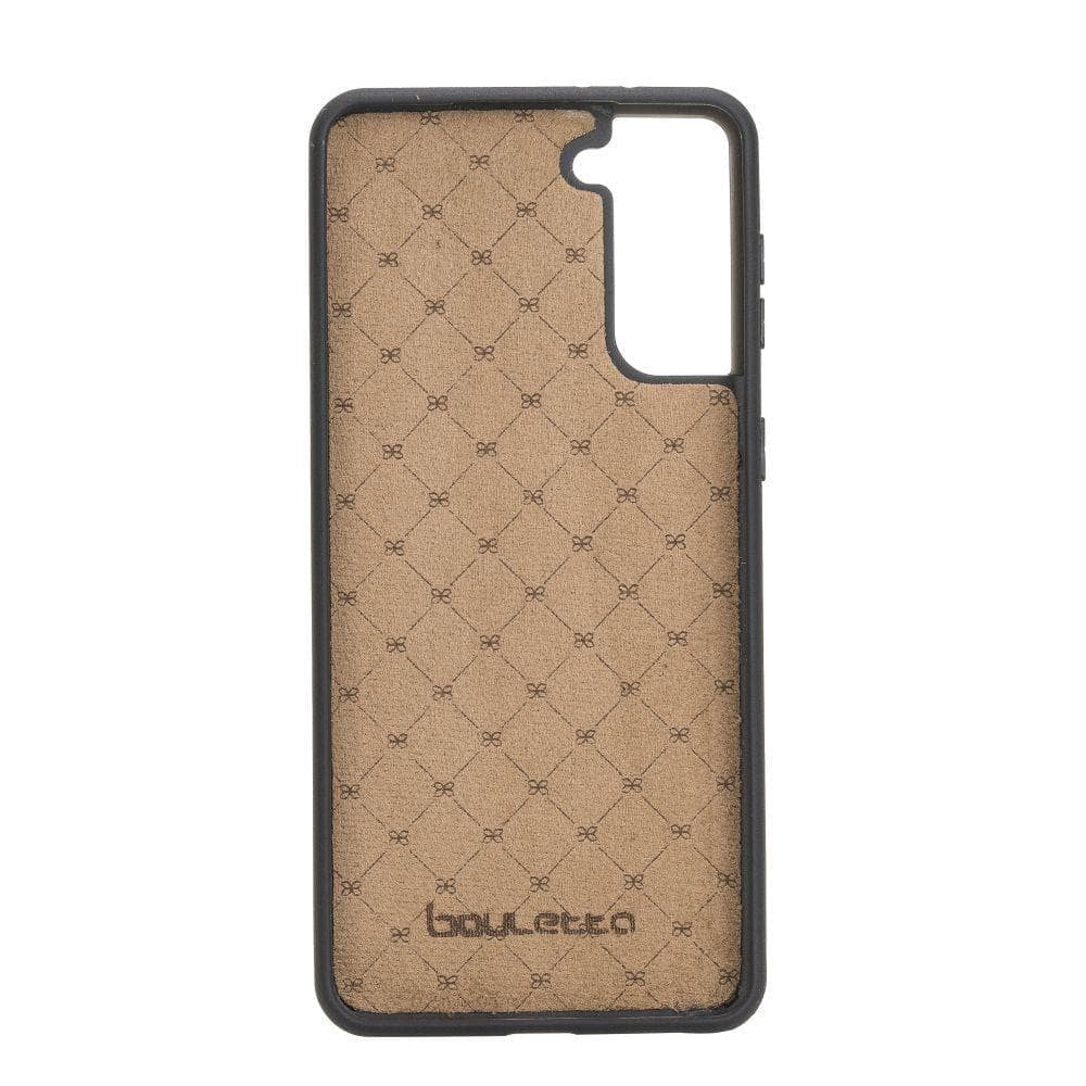 BOULETTA MAGNETISCHE ABNEHMBARE HANDYHÜLLE AUS LEDER MIT RFID-BLOCKER FÜR SAMSUNG GALAXY S21 RUSTIC BLACK