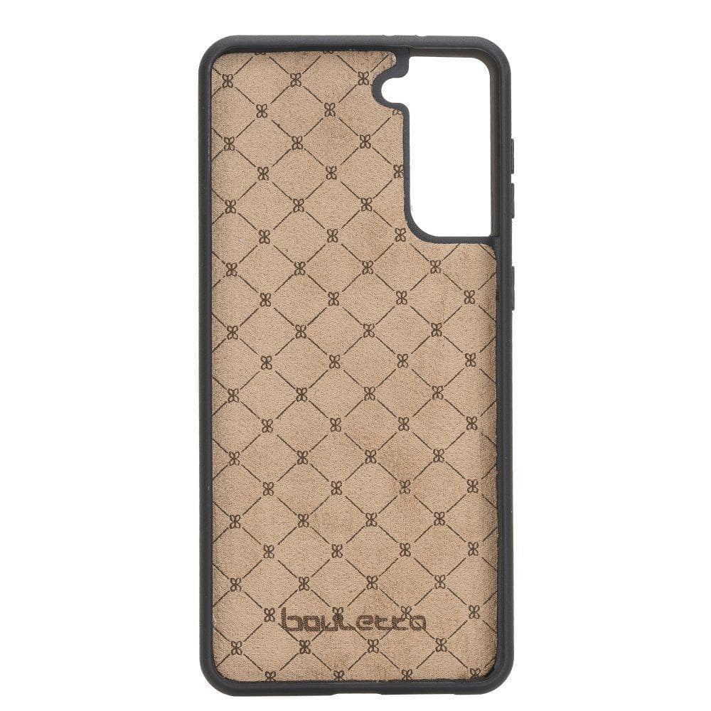 BOULETTA MAGNETISCHE ABNEHMBARE HANDYHÜLLE AUS LEDER MIT RFID-BLOCKER FÜR SAMSUNG GALAXY S21 - Tiguan Grey
