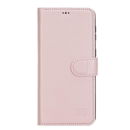BOULETTA MAGNETISCHE ABNEHMBARE HANDYHÜLLE AUS LEDER MIT RFID-BLOCKER FÜR SAMSUNG GALAXY S21 | Detachable Wallet - Pink
