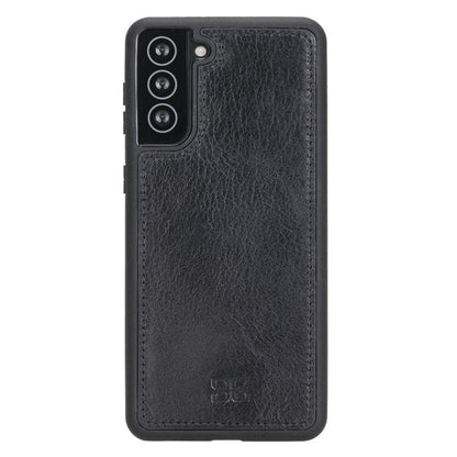 BOULETTA MAGNETISCHE ABNEHMBARE HANDYHÜLLE AUS LEDER MIT RFID-BLOCKER FÜR SAMSUNG GALAXY S21- Black