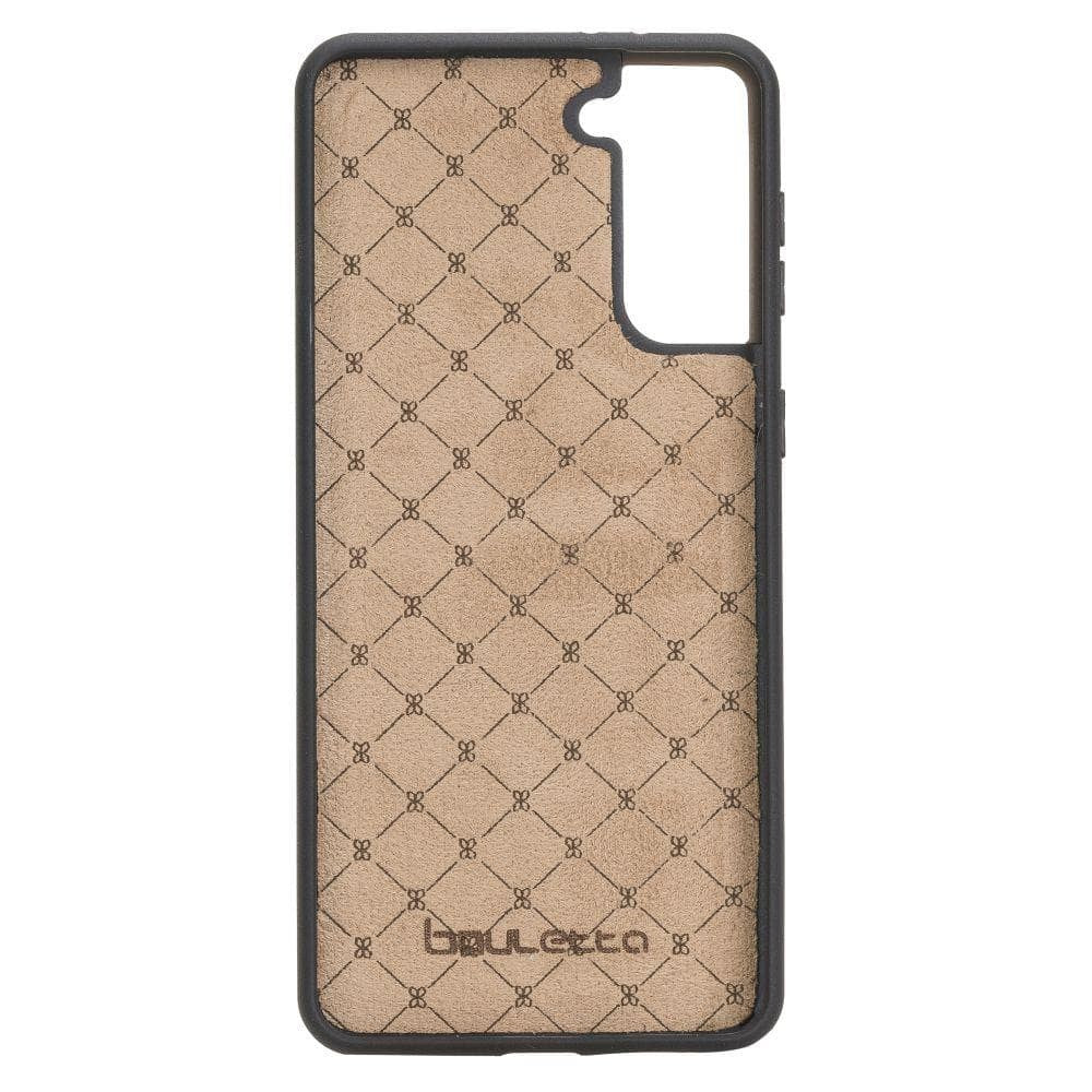 BOULETTA MAGNETISCHE ABNEHMBARE HANDYHÜLLE AUS LEDER MIT RFID-BLOCKER FÜR SAMSUNG GALAXYS 21 - Rustic Tan