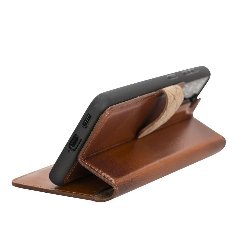 BOULETTA WALLET FOLIO CASE ID SLOT MIT RFID SAMSUNG GALAXY S21 PLUS- Tan