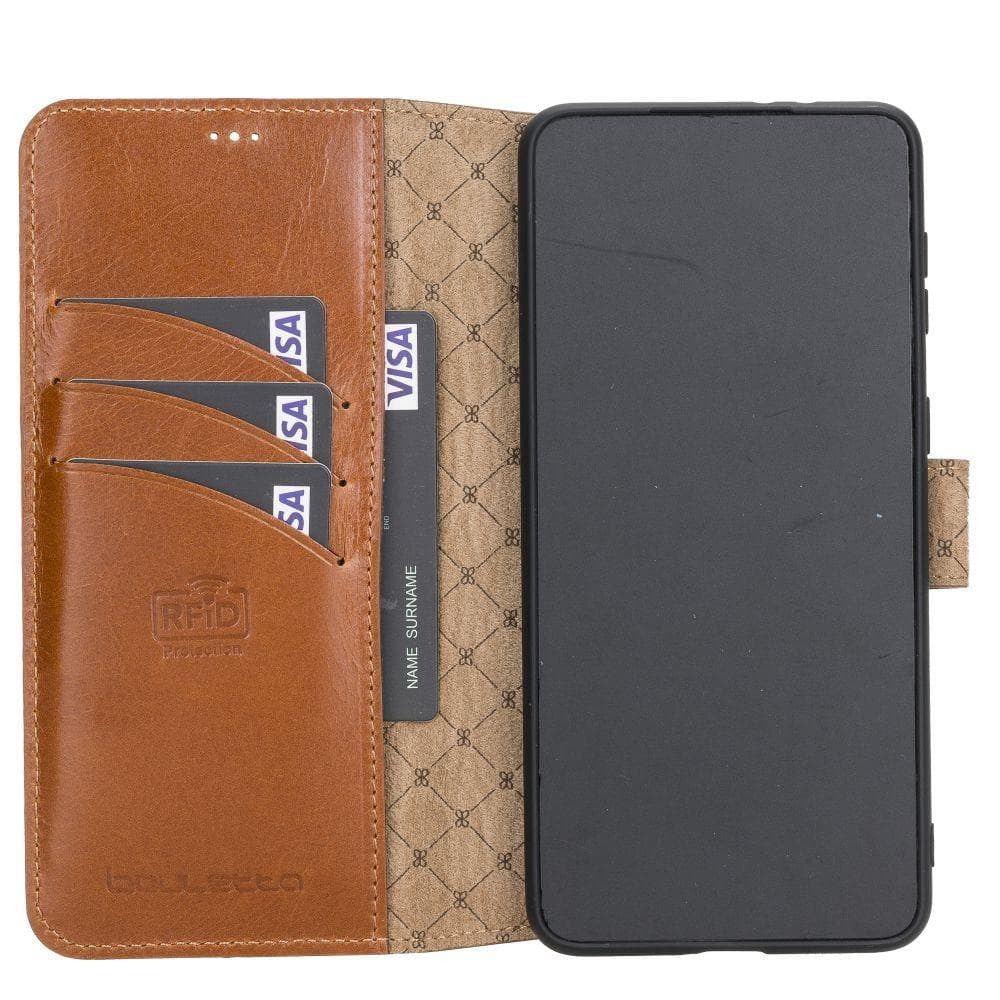 BOULETTA WALLET FOLIO CASE ID SLOT MIT RFID SAMSUNG GALAXY S21 PLUS- Tan