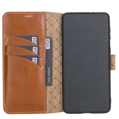 BOULETTA WALLET FOLIO CASE ID SLOT MIT RFID SAMSUNG GALAXY S21 PLUS- Tan