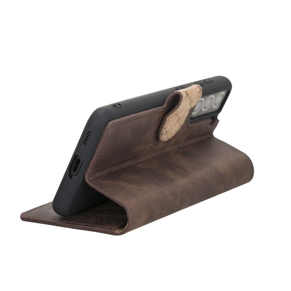 BOULETTA WALLET FOLIO CASE ID SLOT MIT RFID SAMSUNG GALAXY S21 PLUS - Dark Brown