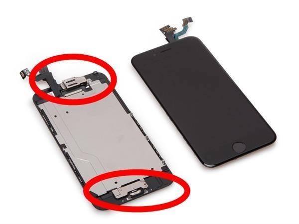 iPhone 6 Plus Oem LCD Display Schwarz Vormontiert