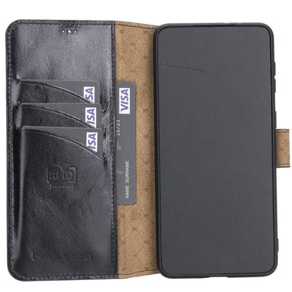 BOULETTA WALLET FOLIO CASE ID SLOT MIT RFID SAMSUNG GALAXY S21 PLUS - Black