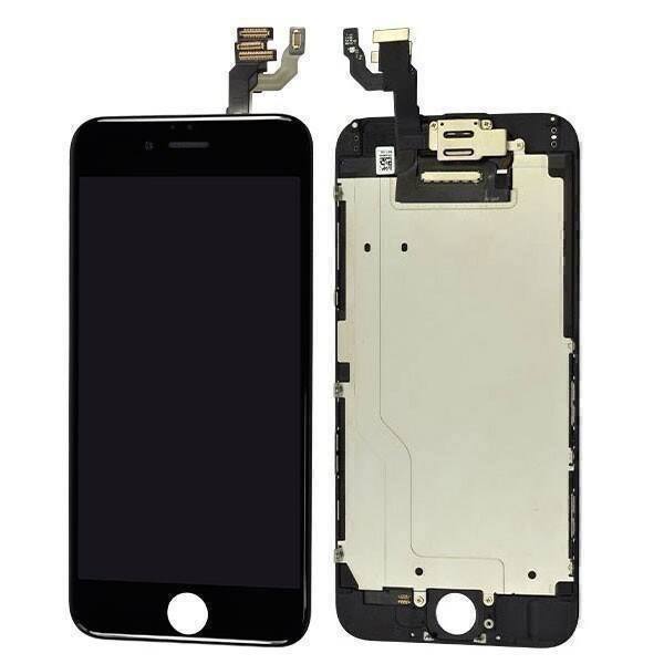 iPhone 6 LCD Display Schwarz Vormontiert