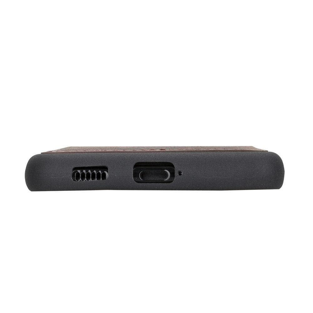 BOULETTA FLEX COVER BACK LEDER CASE MIT KARTENFACH FÜR SAMSUNG GALAXY S21 PLUS - Dark Brown