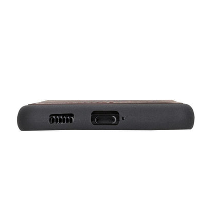 BOULETTA FLEX COVER BACK LEDER CASE MIT KARTENFACH FÜR SAMSUNG GALAXY S21 PLUS - Dark Brown