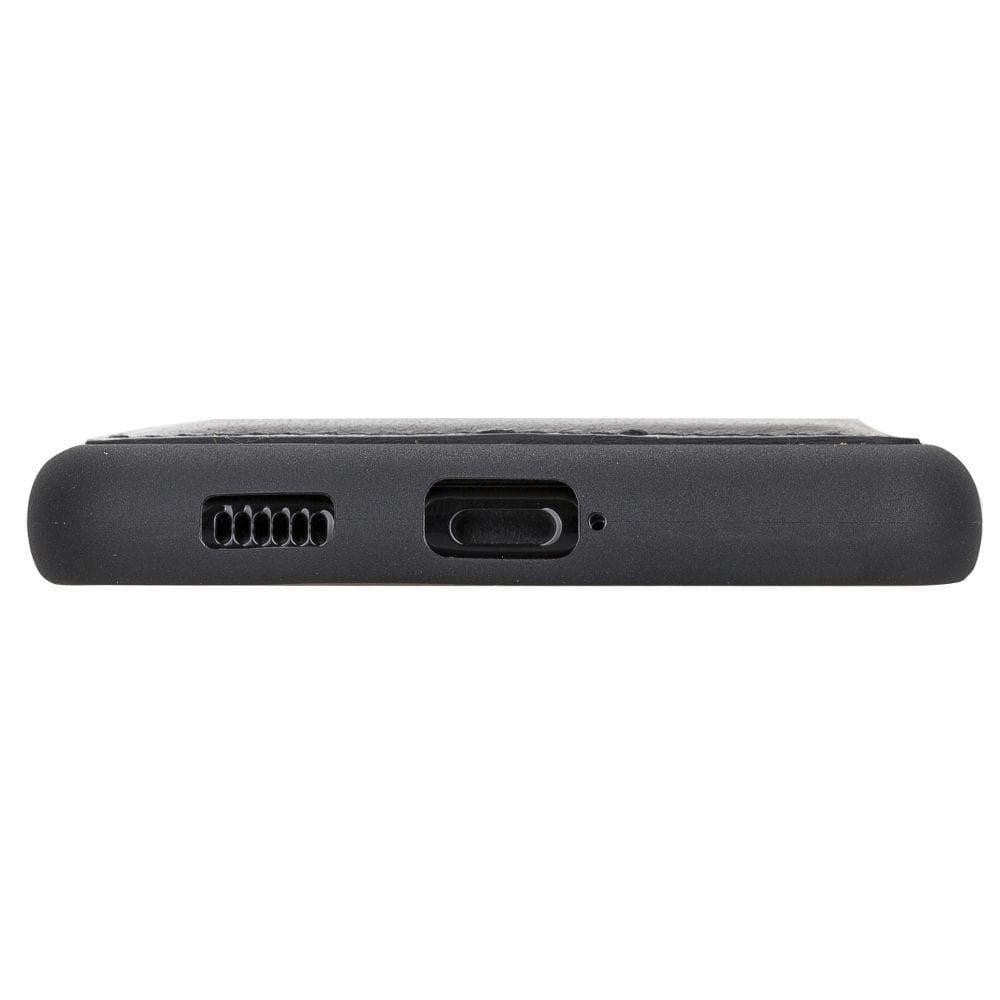 BOULETTA FLEX COVER BACK LEDER CASE MIT KARTENFACH FÜR SAMSUNG GALAXY S21 PLUS- Grey