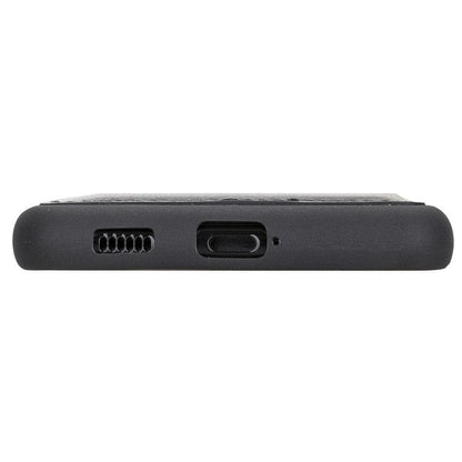 BOULETTA FLEX COVER BACK LEDER CASE MIT KARTENFACH FÜR SAMSUNG GALAXY S21 PLUS- Grey