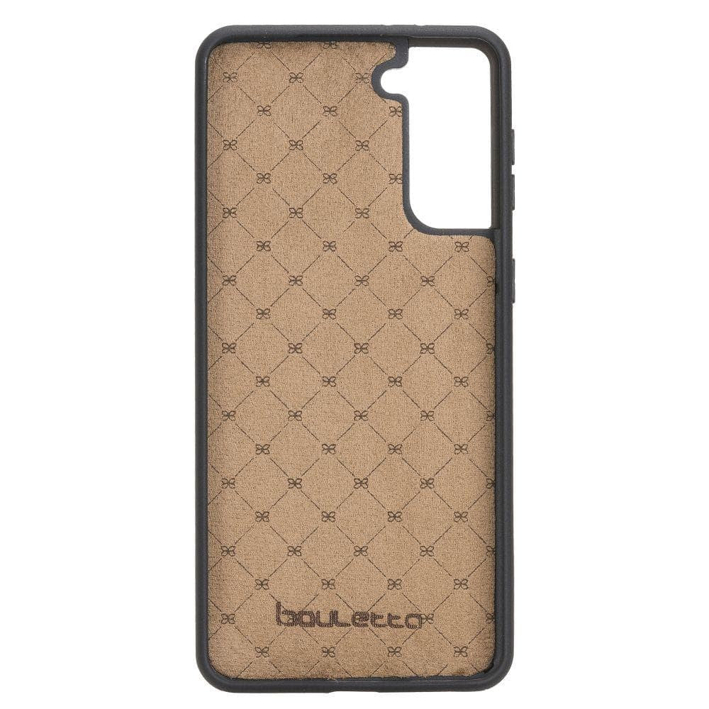 BOULETTA FLEX COVER BACK LEDER CASE MIT KARTENFACH FÜR SAMSUNG GALAXY S21 PLUS- Grey