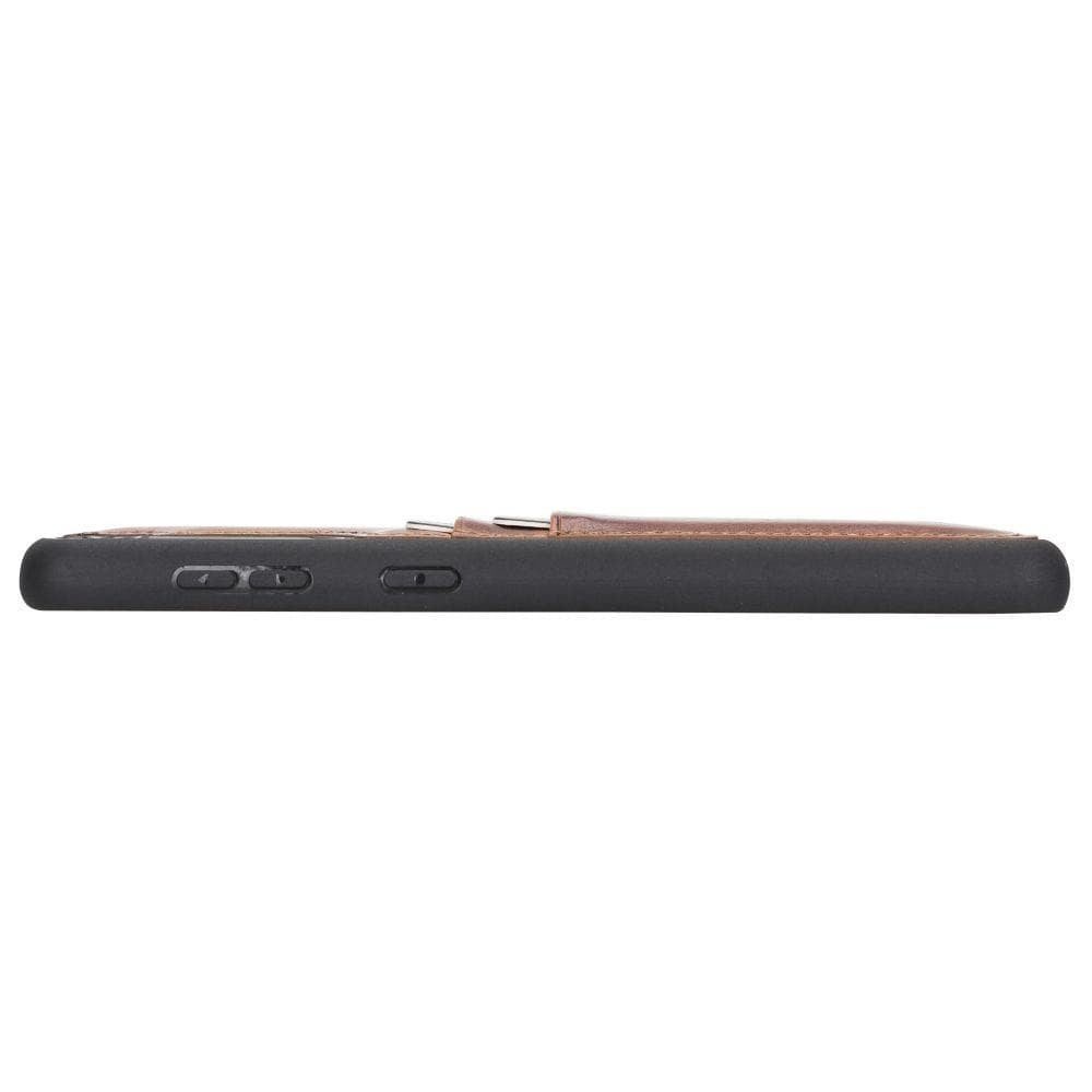 BOULETTA FLEX COVER BACK LEDER CASE MIT KARTENFACH FÜR SAMSUNG GALAXY S21 PLUS- Tan