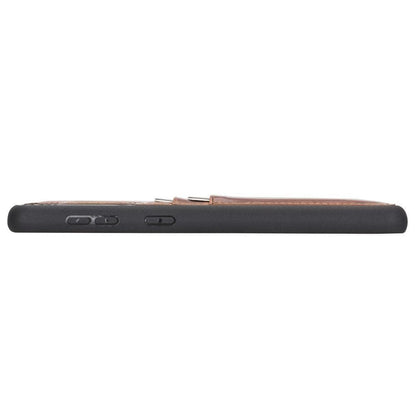 BOULETTA FLEX COVER BACK LEDER CASE MIT KARTENFACH FÜR SAMSUNG GALAXY S21 PLUS- Tan