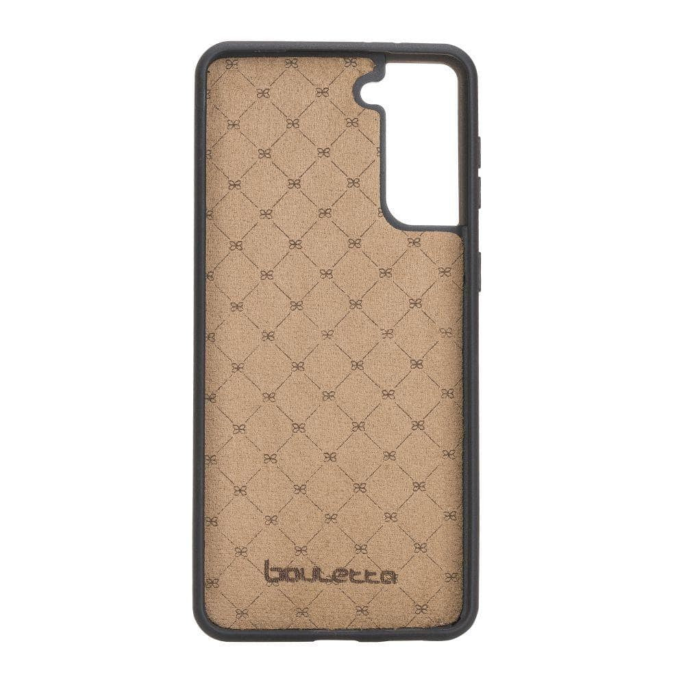 BOULETTA FLEX COVER BACK LEDER CASE MIT KARTENFACH FÜR SAMSUNG GALAXY S21 PLUS- Tan
