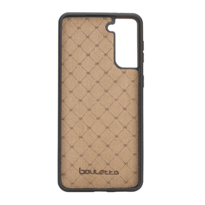 BOULETTA FLEX COVER BACK LEDER CASE MIT KARTENFACH FÜR SAMSUNG GALAXY S21 PLUS- Tan