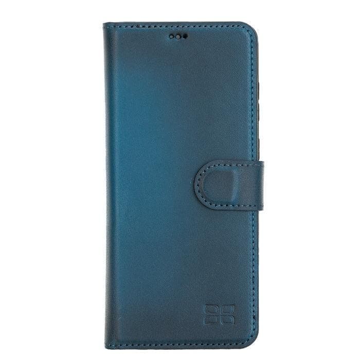 BOULETTA MAGNETISCHE ABNEHMBARE HANDYHÜLLE AUS LEDER MIT RFID-BLOCKER FÜR SAMSUNG GALAXY S21 - Tiguan Grey