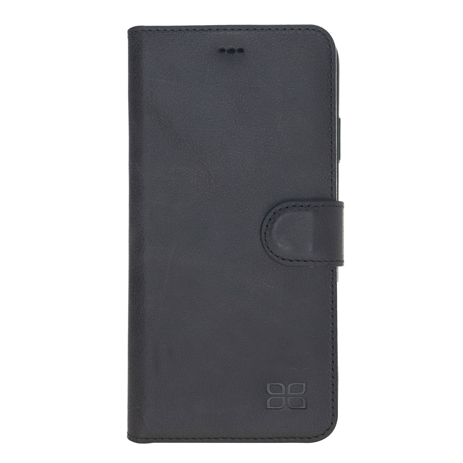 Bouletta Wallet Folio Ledertasche mit ID - Slot für Apple iPhone XS MAX - Tiana Schwarz