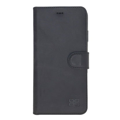 Bouletta Wallet Folio Ledertasche mit ID - Slot für Apple iPhone XS MAX - Tiana Schwarz