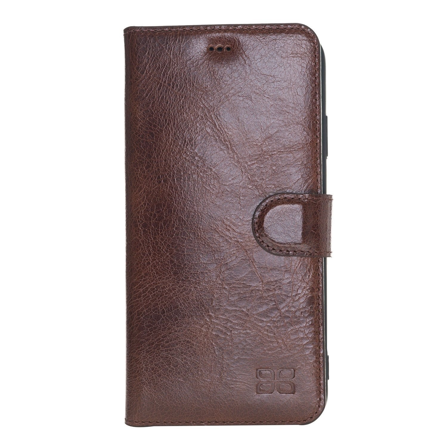 Bouletta Wallet Folio Ledertasche mit ID - Slot für Apple iPhone XS MAX - Vesselle Braun